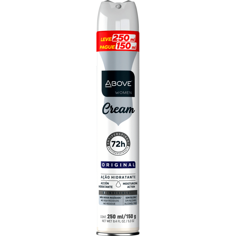 Desodorante Above Aero Cream 72h L250P150