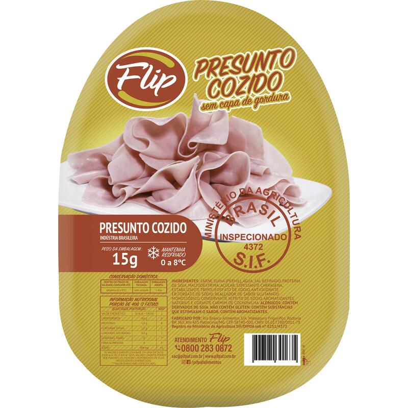 Presunto Cozido Flip Preço por quilo na peça