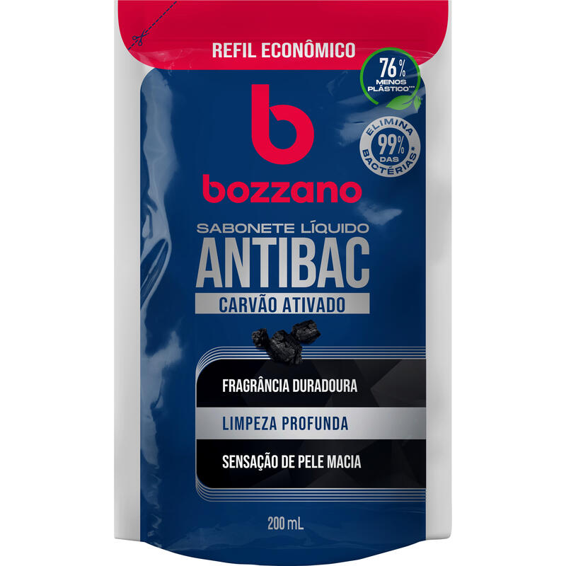 Sabonete Líquido Bozzano Carvão 200ml
