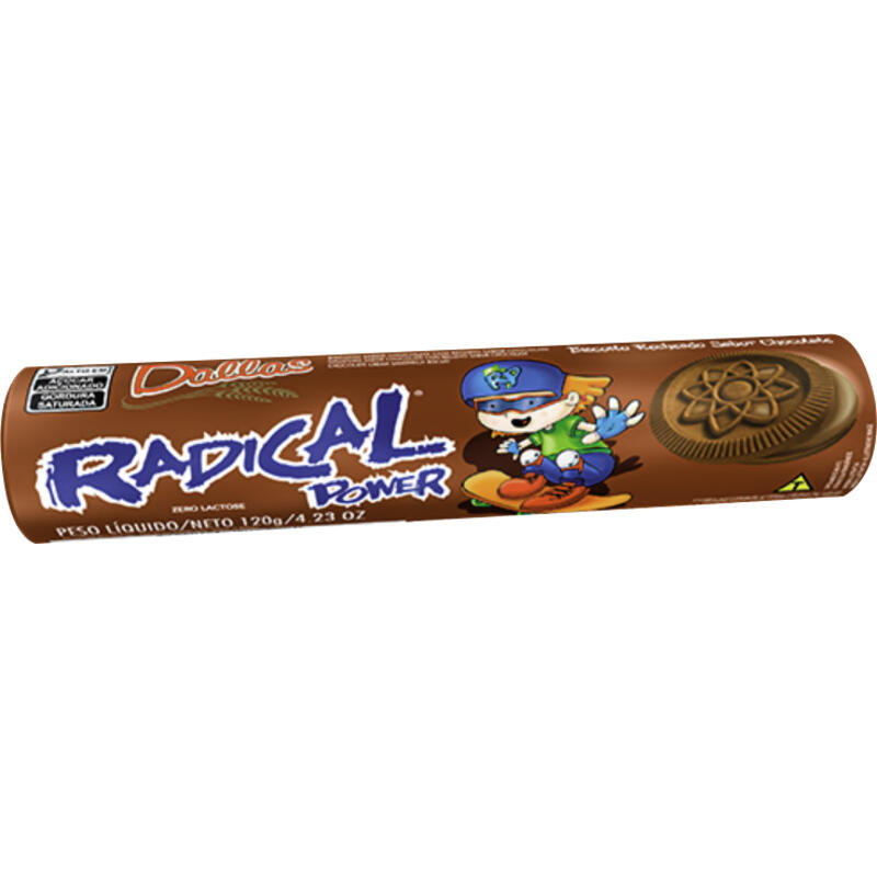 Biscoito Recheado Dallas Radical Power Chocolate 120g