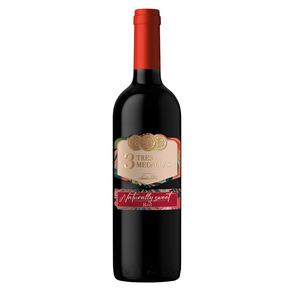Vinho Tinto Chileno Tres Medalhas Cabernet Sauvignon Sweet 750ml