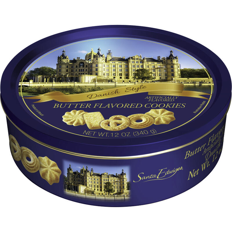 Biscoito Danish Style Santa Edwiges Lata 340g