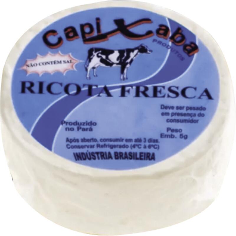 Ricota Fresca Capixaba Preço por quilo na peça