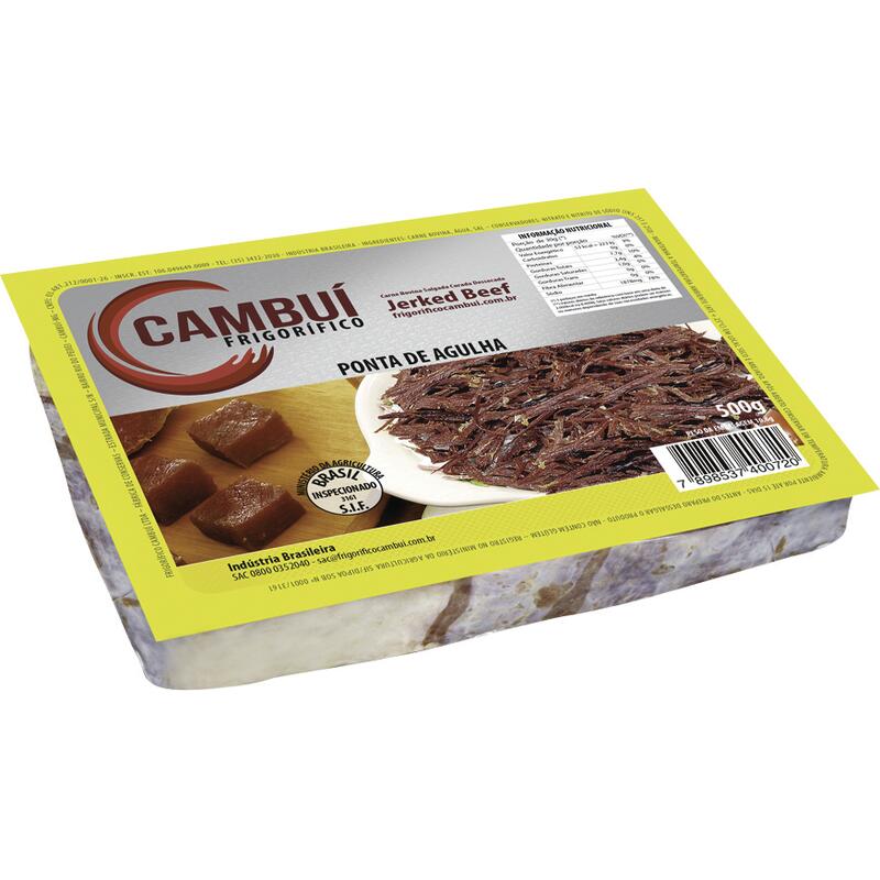 Jerked Beef Cambuí Ponta de Agulha 500g