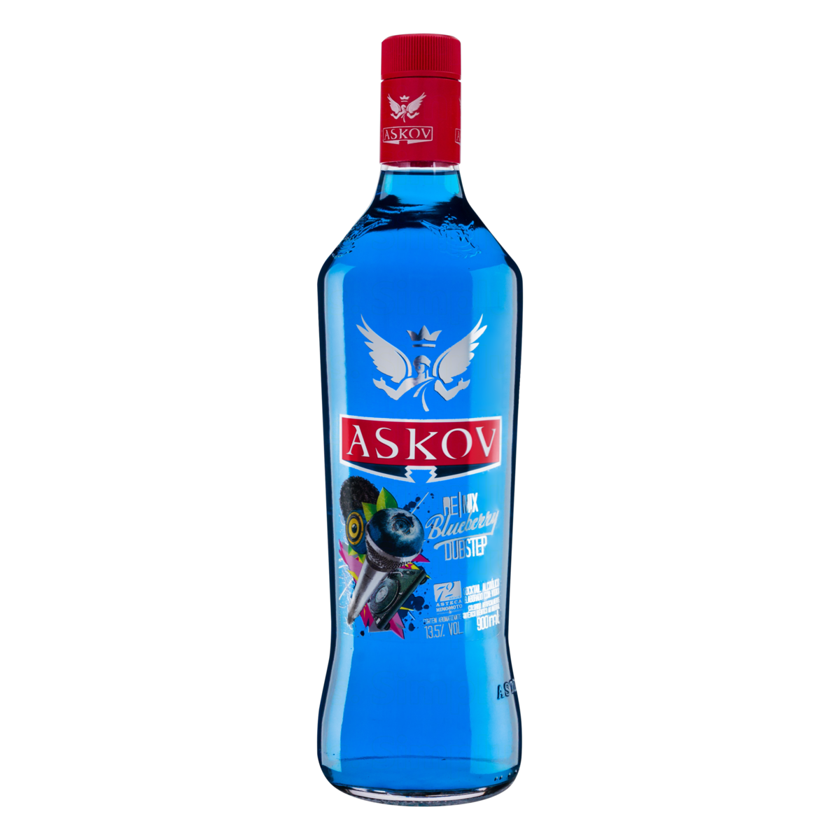 Coquetel Alcoólico Blueberry Askov Remix Garrafa 900ml