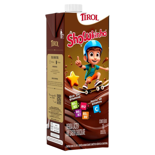 Bebida Láctea Showkinho UHT 1 Litro - Chocolate - TP