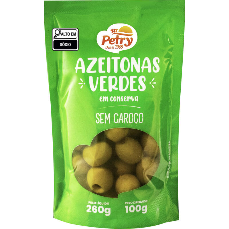 Azeitona Petry Sem caroço 100g