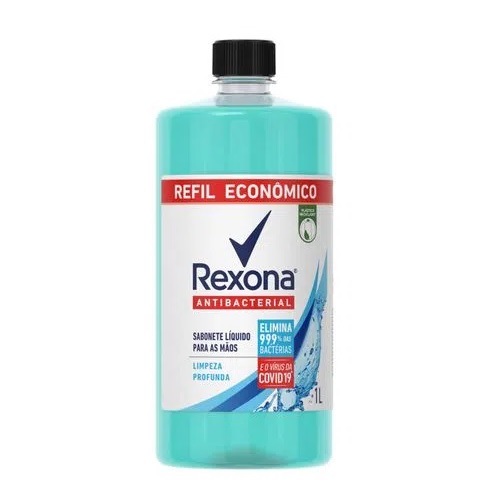 Refil Sabonete Líquido Rexona Limpeza Profunda 1L