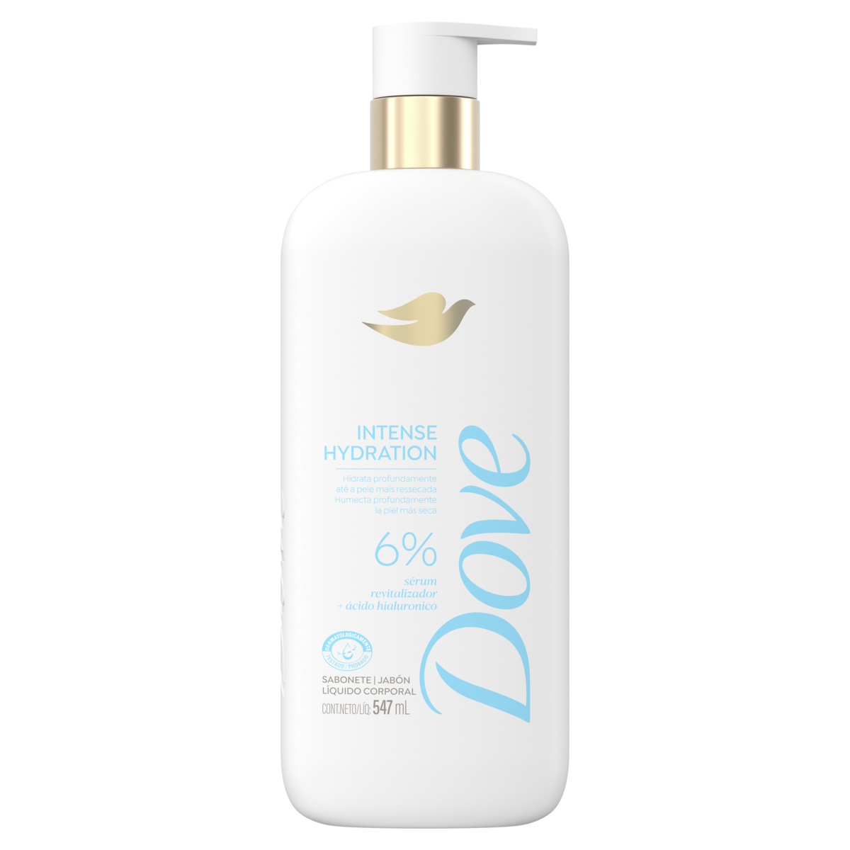 Sabonete Líquido Dove Intense Hydration Frasco Pump 547ml