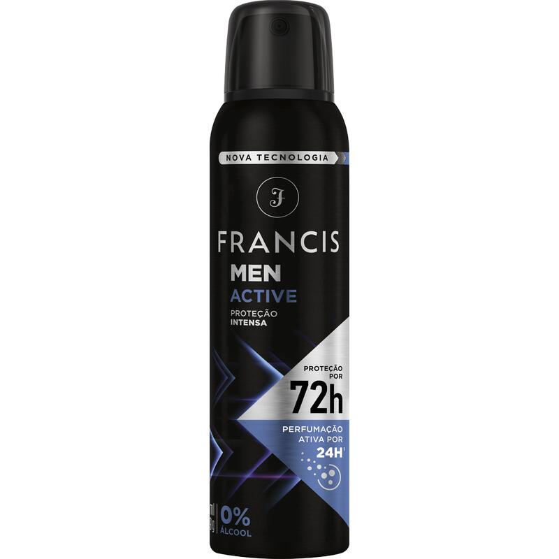 Antitranspirante Aerossol Active Francis Men 150ml Spray