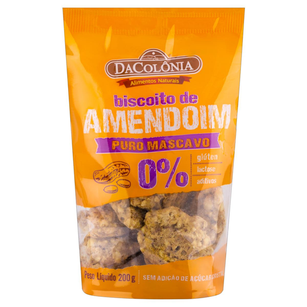 Biscoito de Amendoim Dacolônia 200g