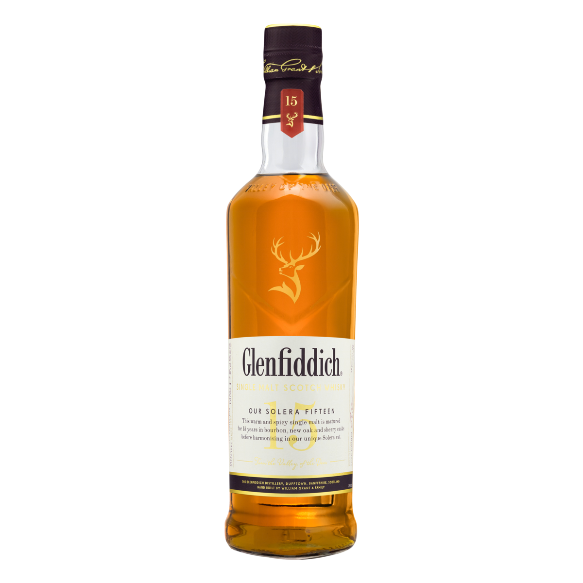 Whisky Escocês Single Malt GLENFIDDICH 15 Anos 750ml