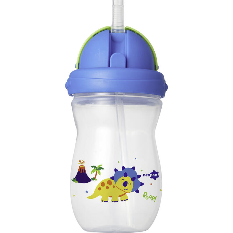 Copo com Canudo Neopan Azul 360ml un