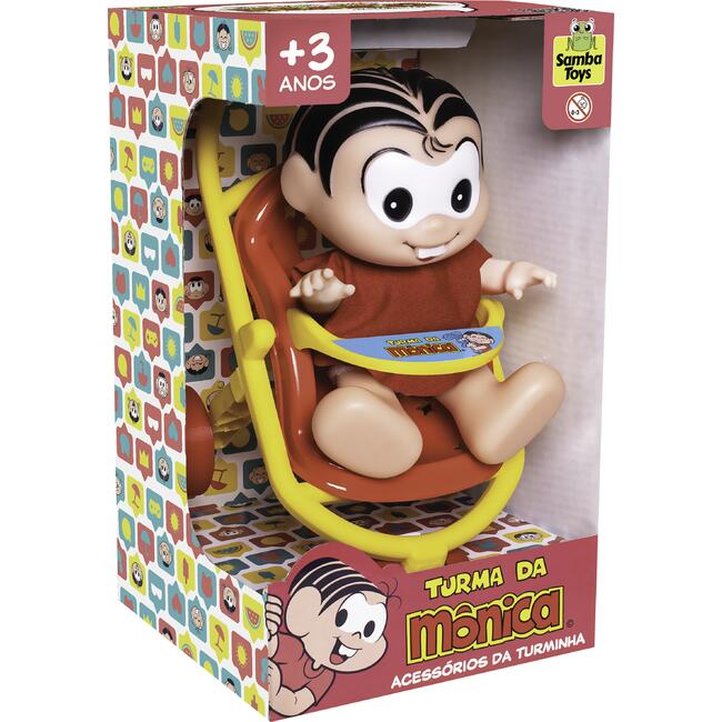 Boneca Turma da Mônica Samba Toys Carrinho un