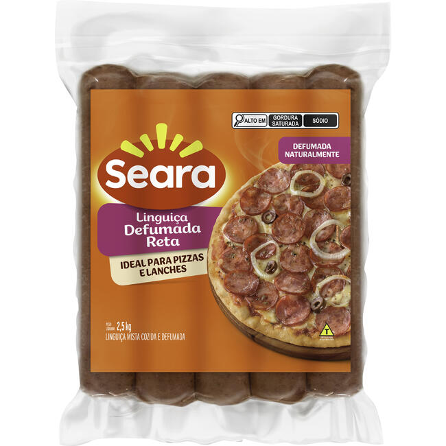 Linguiça Calabresa Reta Seara 2,5kg