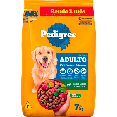 Ração PEDIGREE para Cães Adultos Carne 7KG