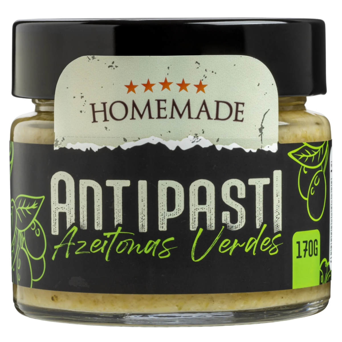 Antipasti Azeitona Verde Homemade 170g