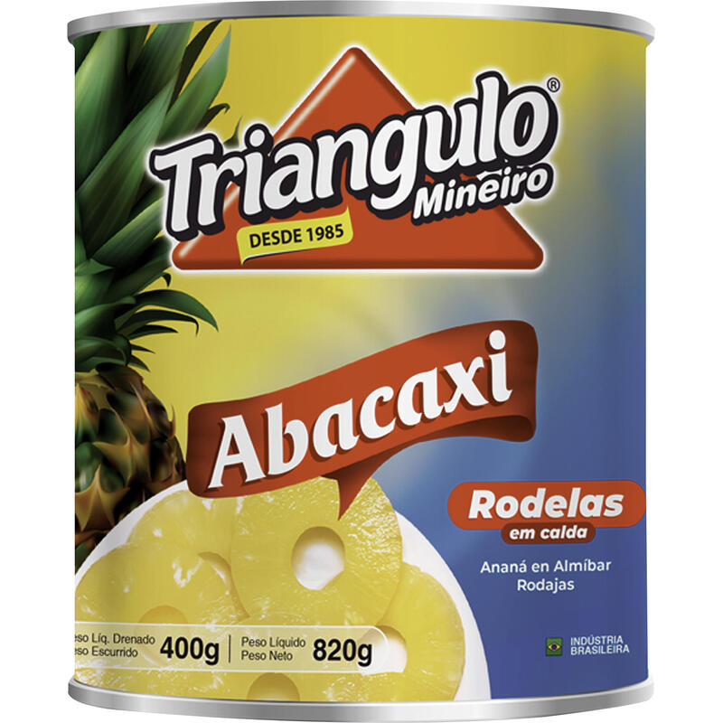 Abacaxi em Calda Triângulo Mineiro Rodelas 400g