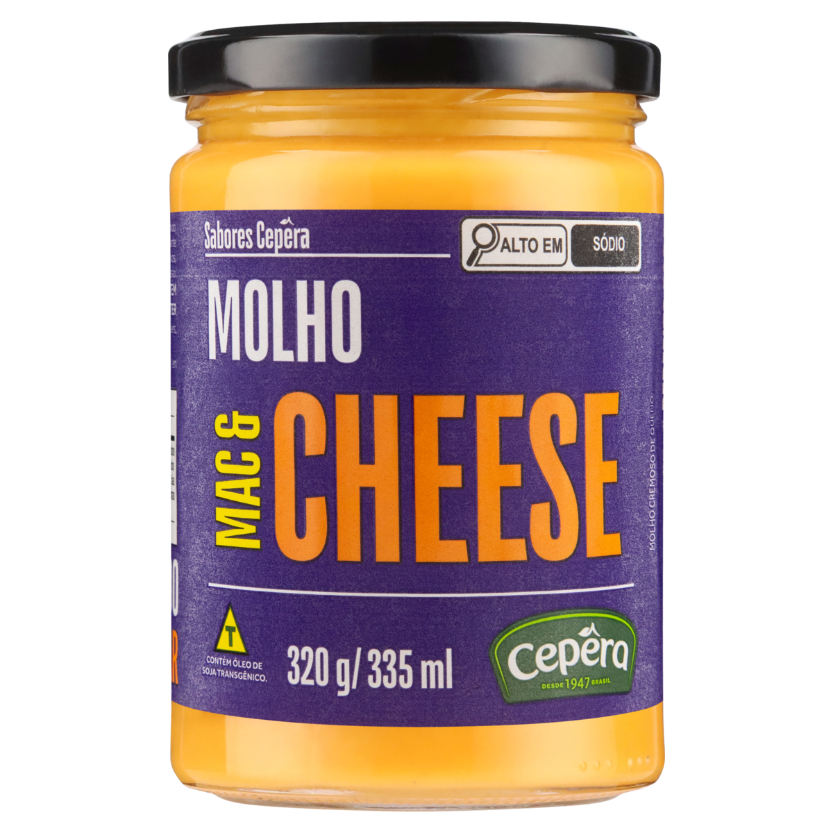 Molho Mac & Cheese Sabores Cepêra Vidro 320g