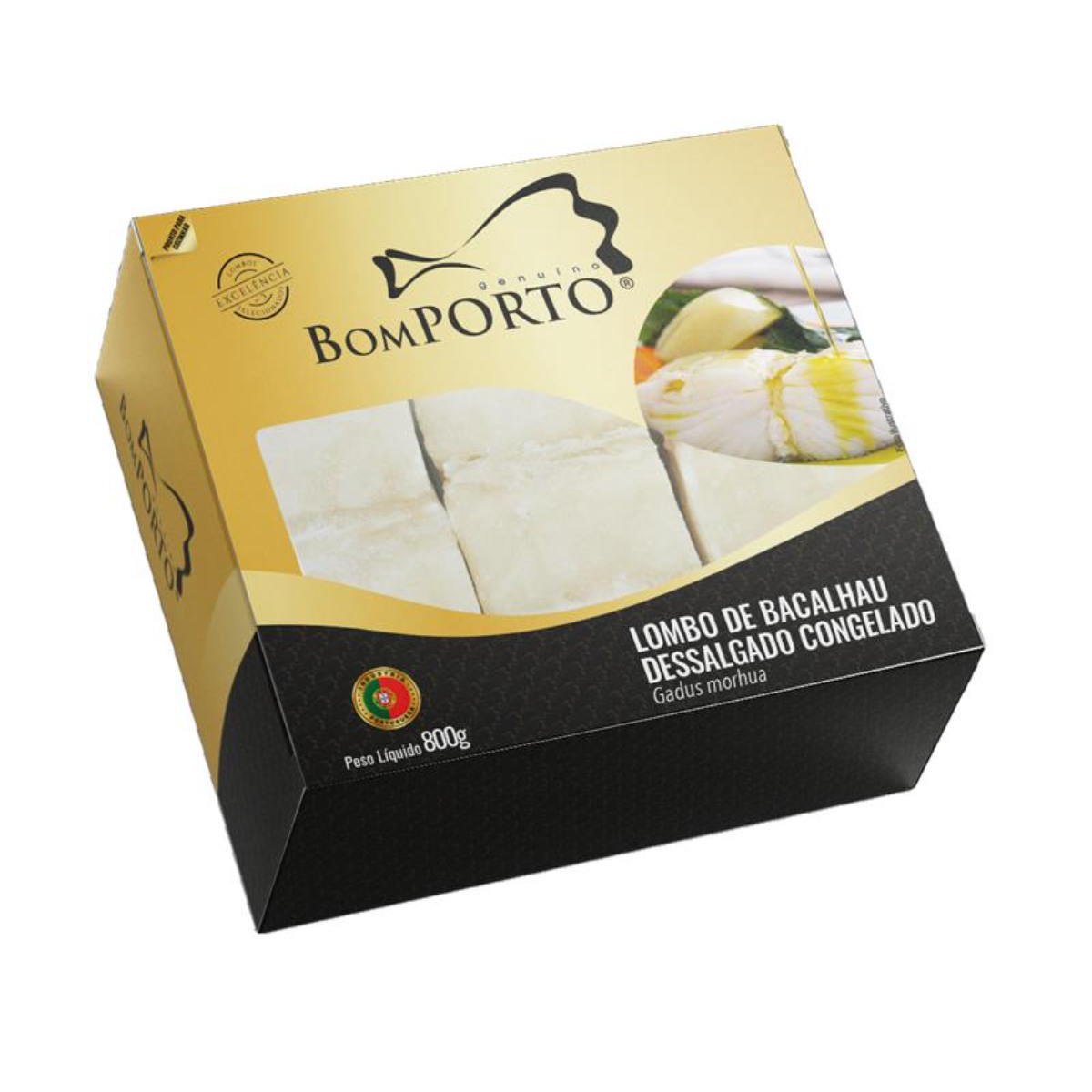 Lombo de Bacalhau Bom Porto 800g