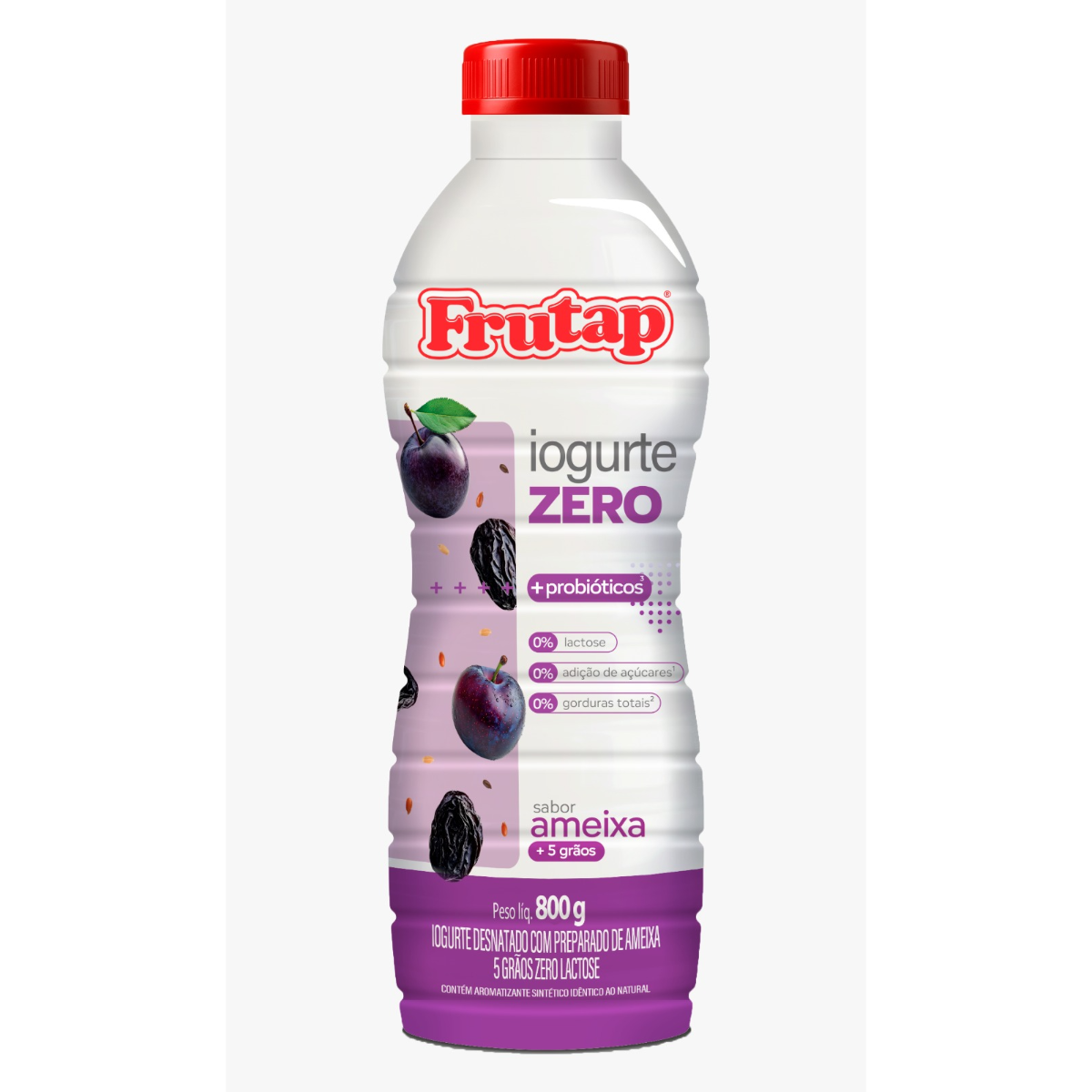 Iog Frutap Zero Lactose Ameixa 850g