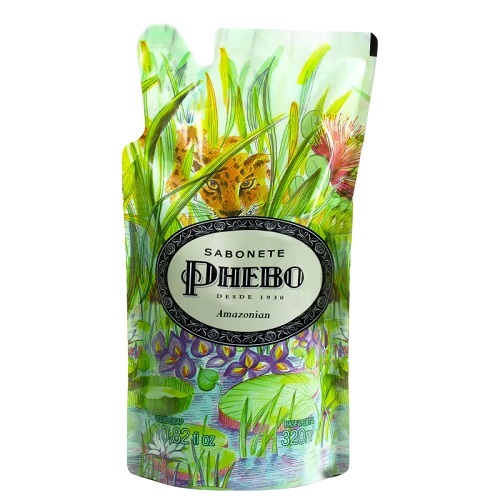 Sabonete Líquido Amazonian Phebo Sachê 320ml Refil