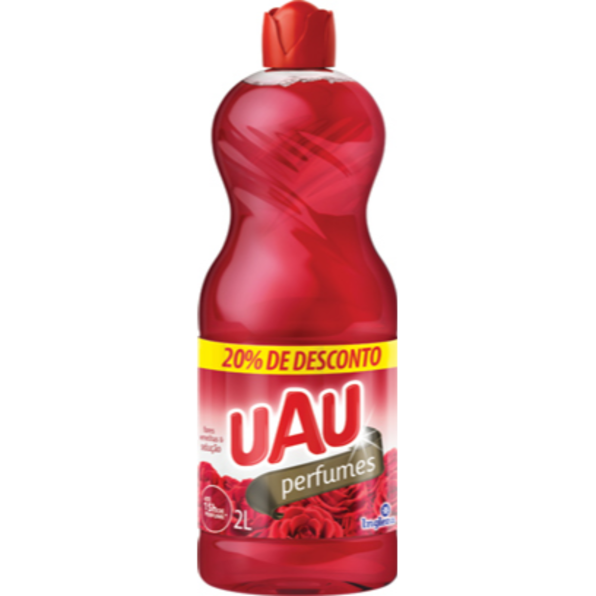 Limpador Perfumado Flores Vermelhas Uau Frasco 2l Grátis 20% de Desconto