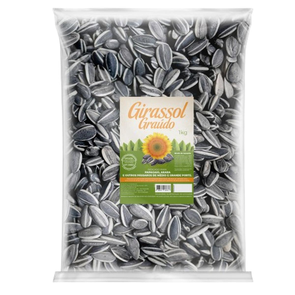 Semente de Girassol Zootekna 1kg - Graudo
