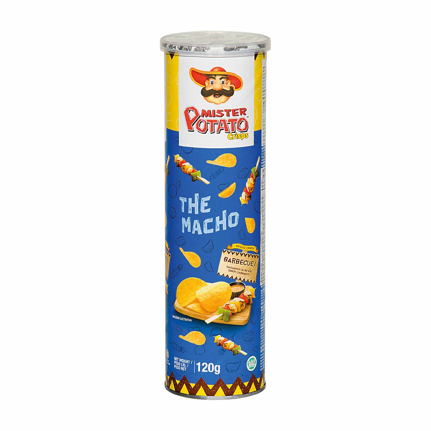 Batata Mister Potato Barbecue 120g