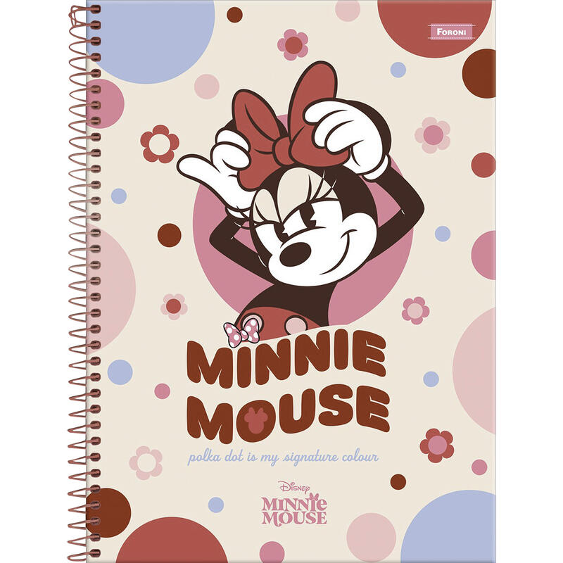 Caderno Minnie Foroni 160 folhas un