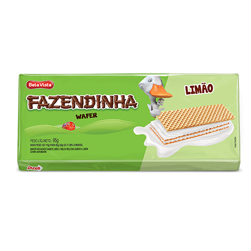 Wafer Bela Vista Fazendinha Limão 95g
