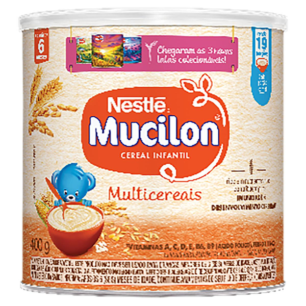 Cereal Infantil Mucilon Multicereais 400g
