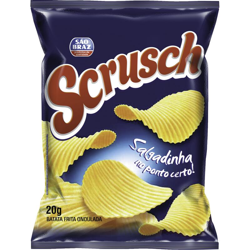 Salgadinho Batata Scrusch Natural 20g