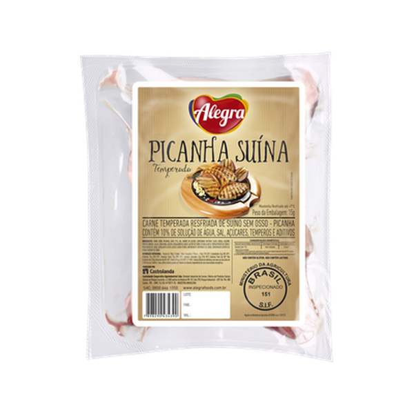 Cortes Suínos Alegra Picanha - Resfriada - Temperada Kg