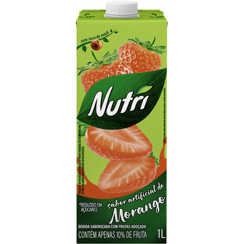 Suco Misto Nutrinéctar Morango e Maçã 1L