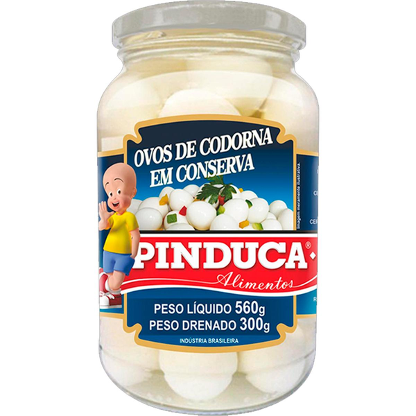 Ovos de Codorna Pinduca 300g
