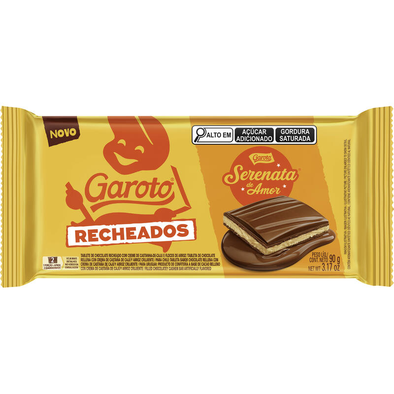 Chocolate GAROTO Recheados Serenata de Amor 90g