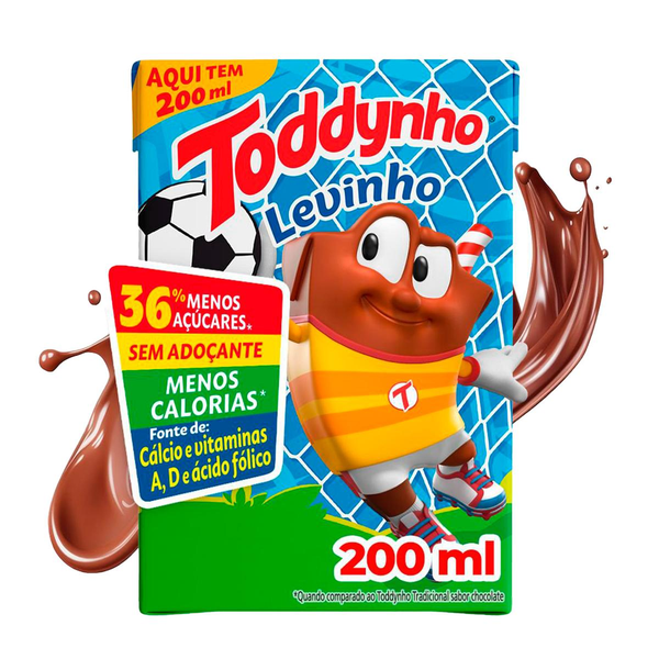 Bebida Láctea Chocolate Toddynho Levinho 200ml