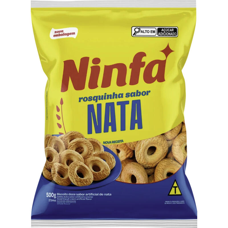 Biscoito Rosquinha Ninfa Nata 500g