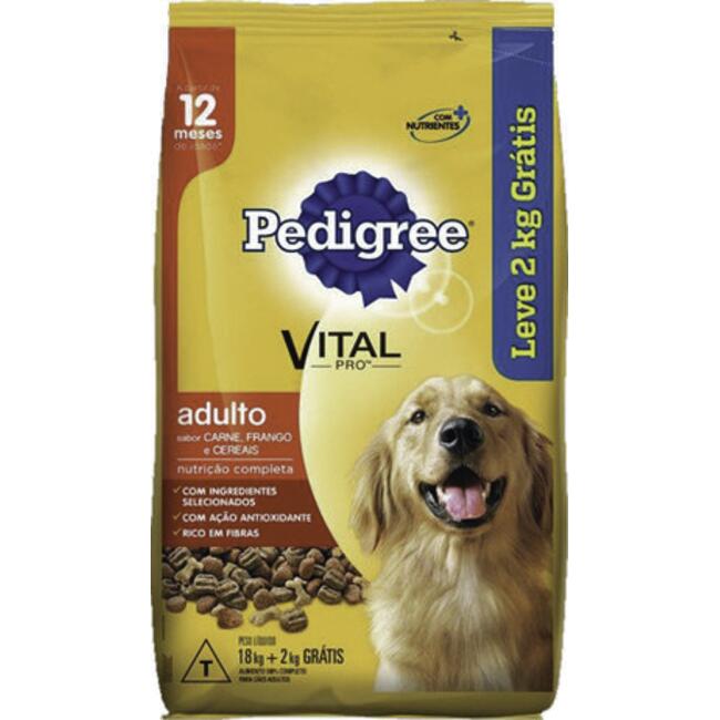 Alimento para Cães Pedigree Carne e vegetais 18kg