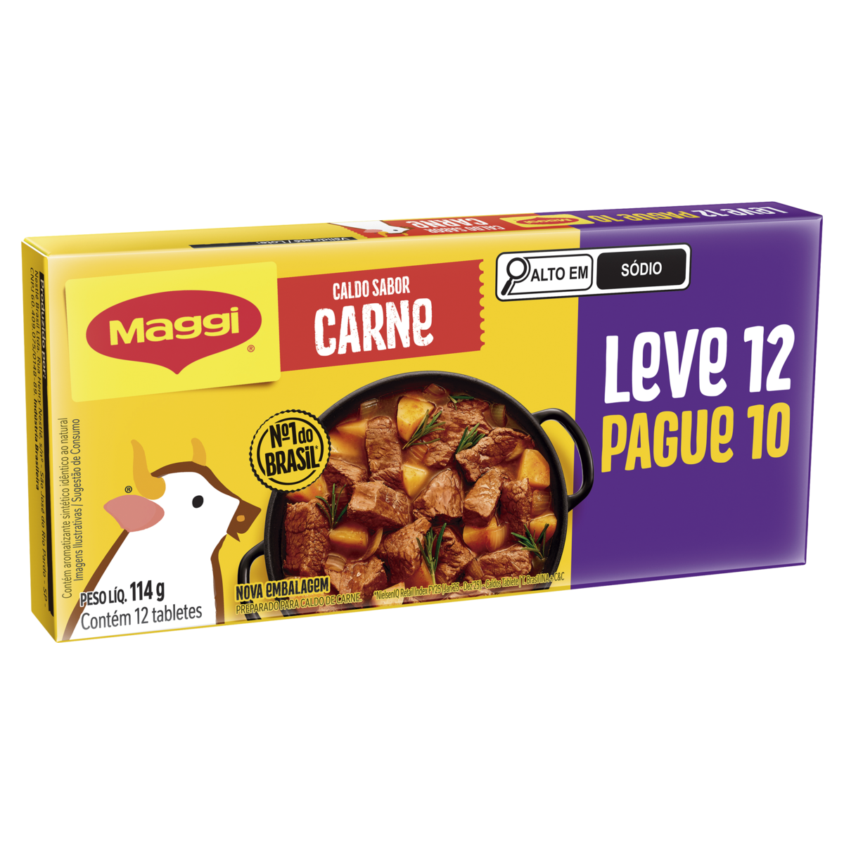 Caldo de Carne MAGGI Leve 12 Pague 10 Cubos