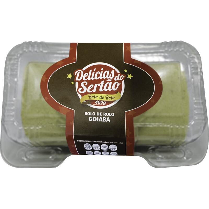Bolo de Rolo Delícias do Sertão Goiabada 400g
