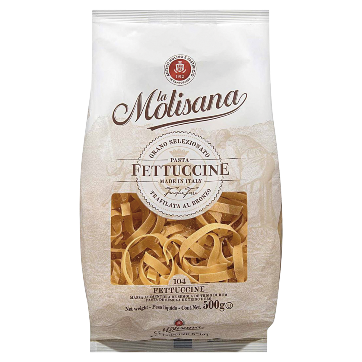 Massa Italiana Grano Duro LA MOLISANA Fettuccine 500g
