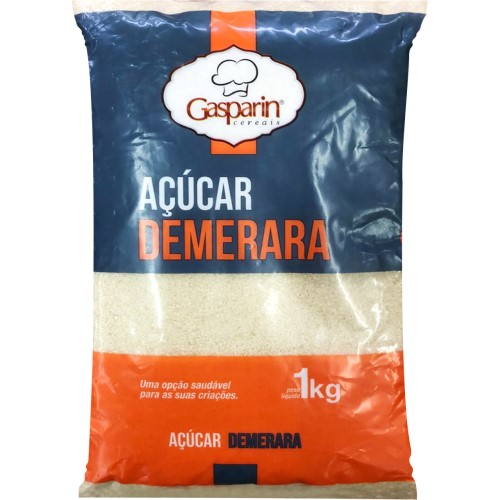 Açúcar Gasparin Demerara 1kg