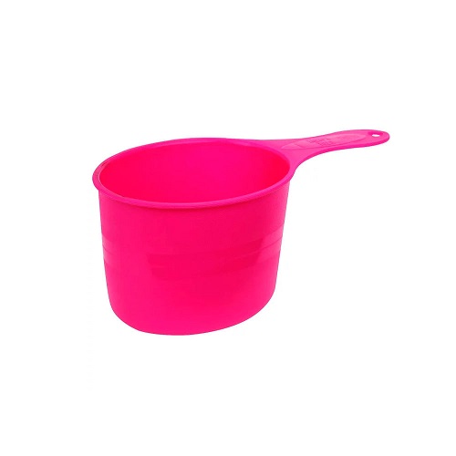 Medidor Ração Plastico Rosa Sanremo