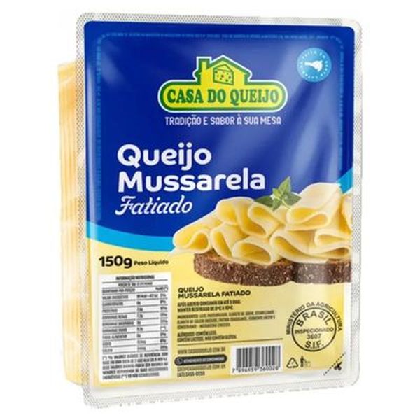 Queijo Prato Casa Do Queijo Fat.150g