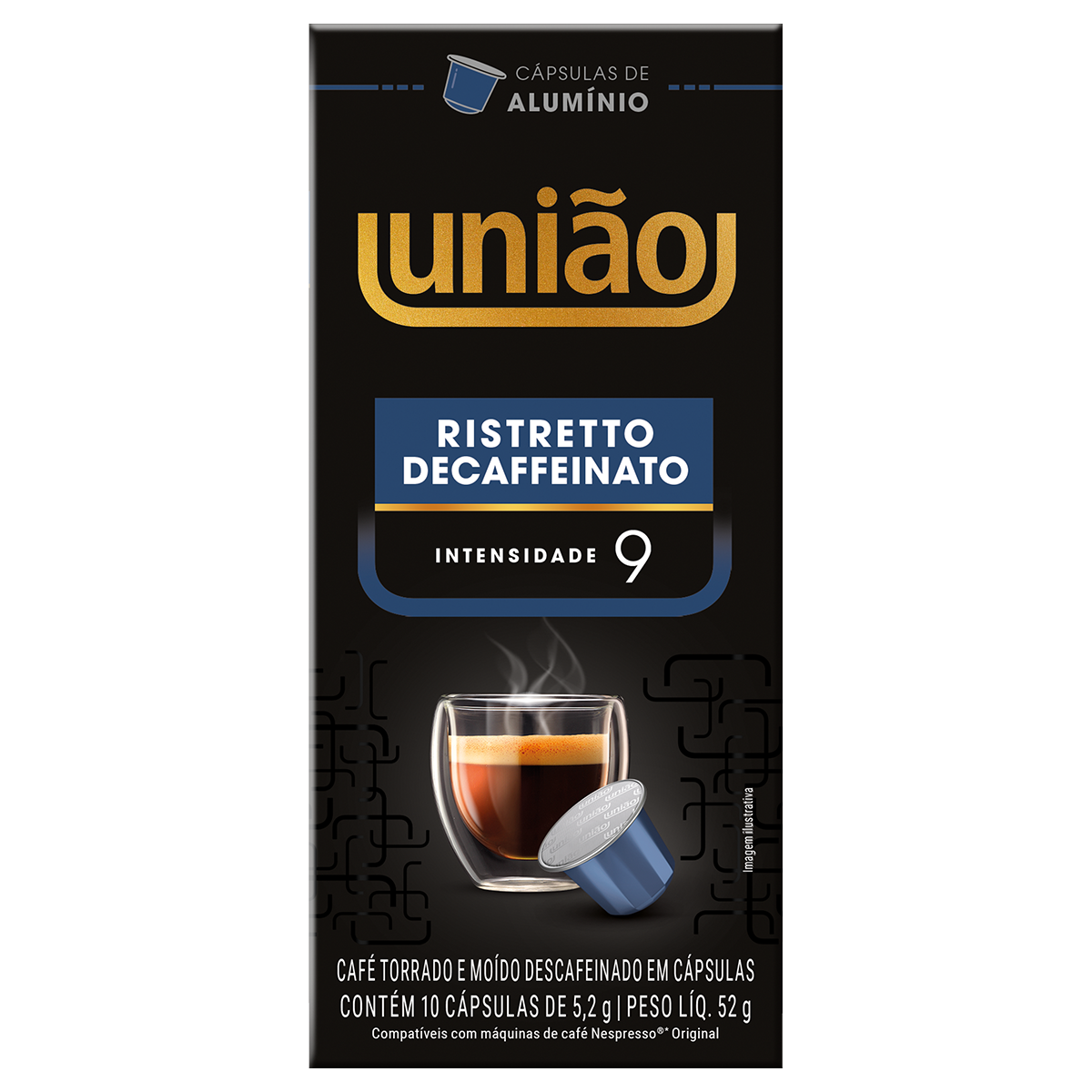 Café em Cápsula União Decaffeinato 10 Unidades