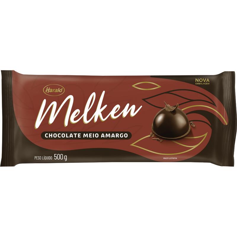 Chocolate Harald Melken Meio amargo 500g