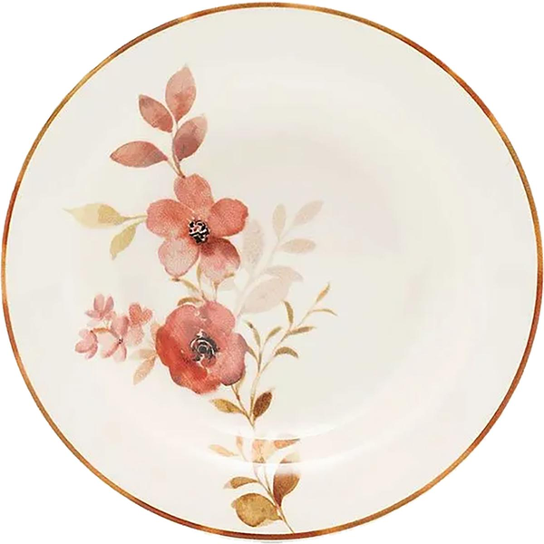 Prato Raso Oxford 26cm - Flores - Ref. 140514