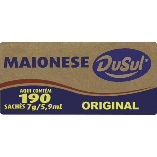 Maionese DuSul Minissachê 190x7g